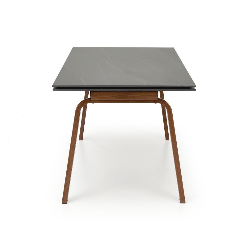 LOZANO stół rozkładany, czarny marmur / orzechowy