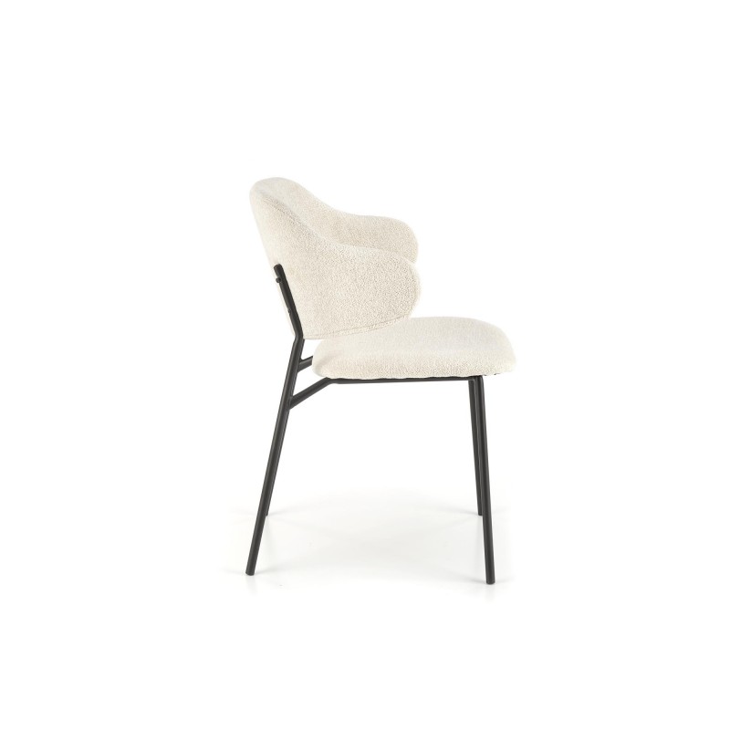 K497 krzesło kremowy