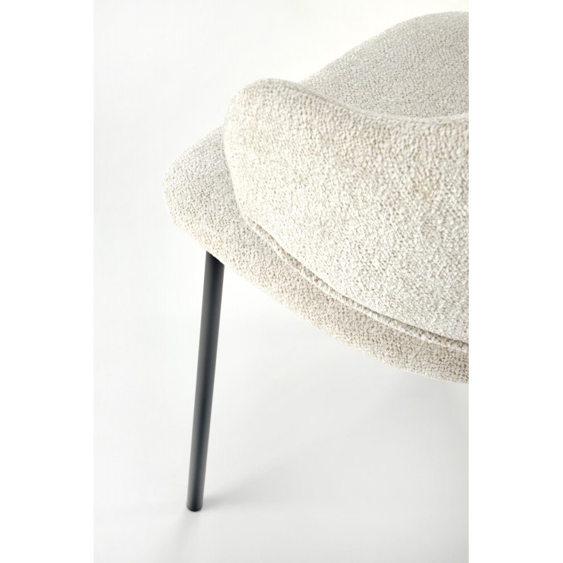 K497 krzesło kremowy