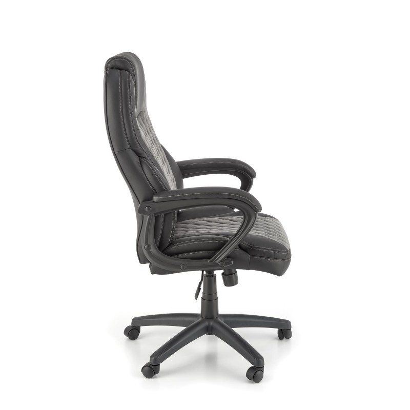 GANDALF fotel gabinetowy czarny / popielaty