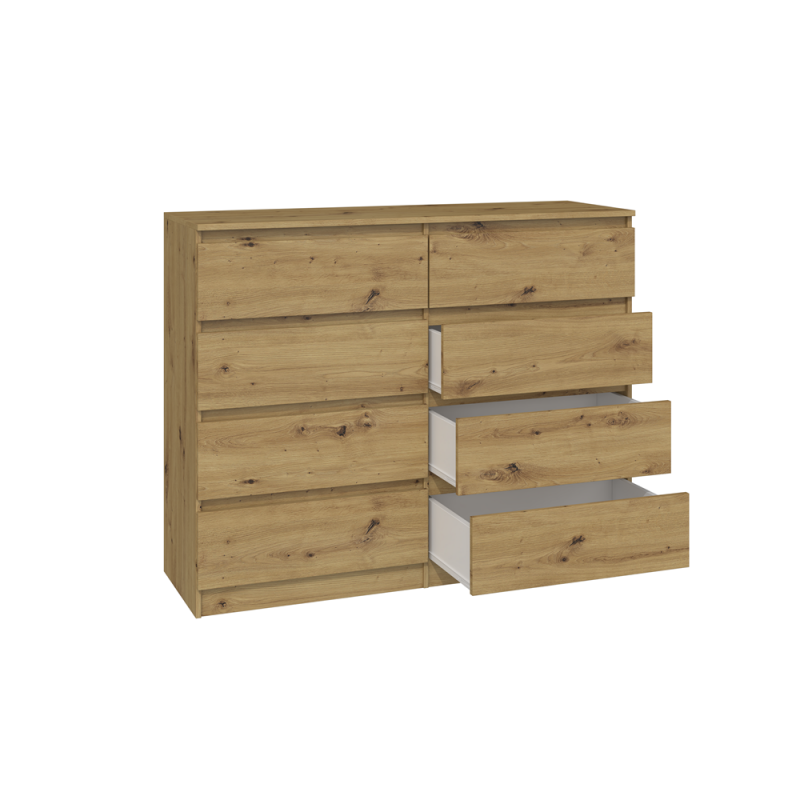 KOMODA MALWA M8 120 - DĄB ARTISAN