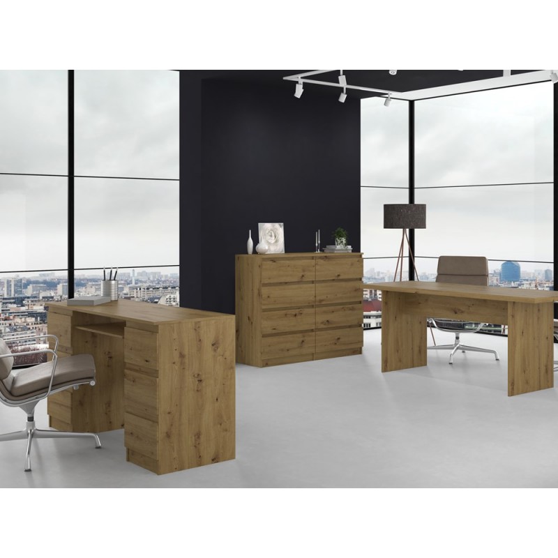 KOMODA MALWA M8 120 - DĄB ARTISAN