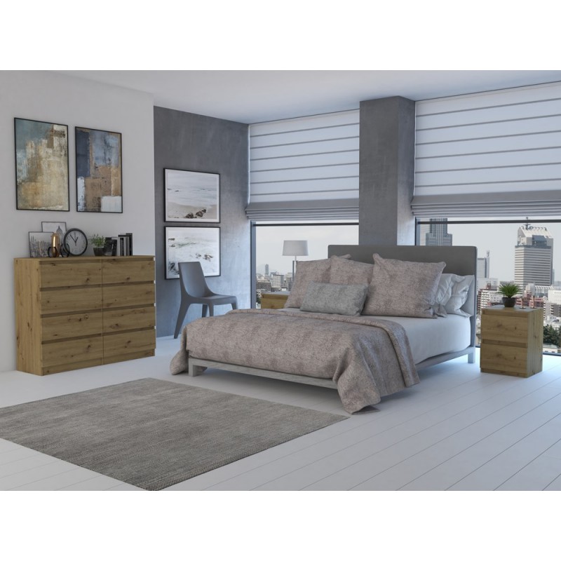 KOMODA MALWA M8 120 - DĄB ARTISAN