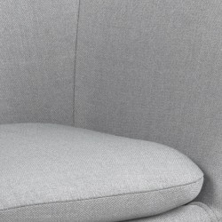 Krzesło bujane Emilia szare jasne