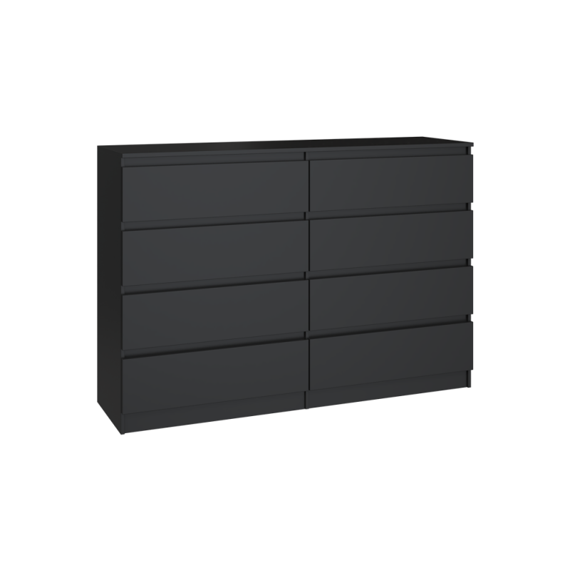 KOMODA MALWA M8 140 - CZERŃ KOMODA MALWA M8 140 - CZERŃ