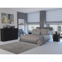 KOMODA MALWA M8 140 - CZERŃ KOMODA MALWA M8 140 - CZERŃ