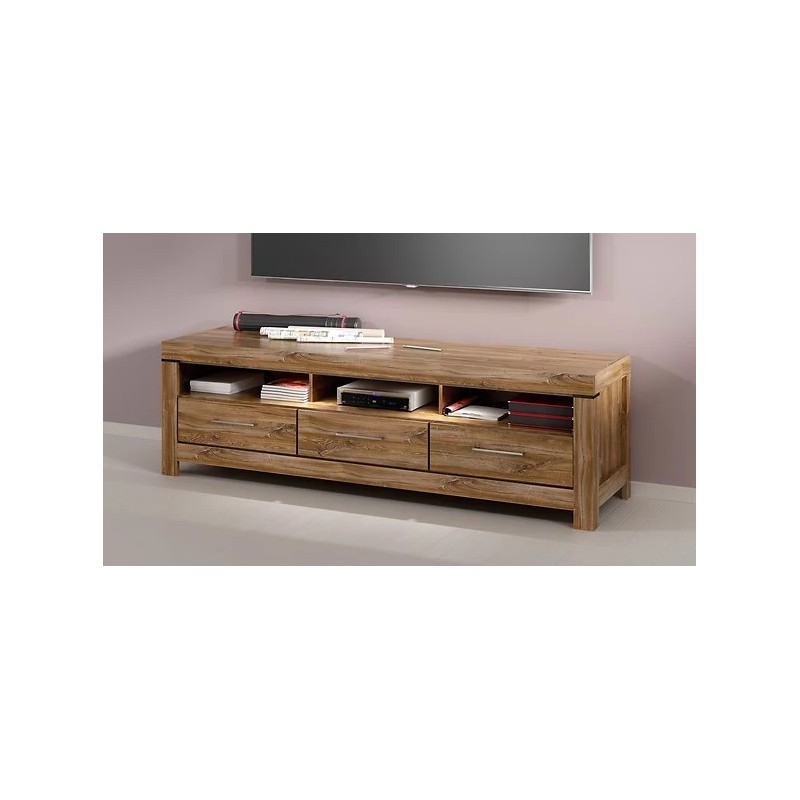 Szafka RTV 3S Gent Black Red White