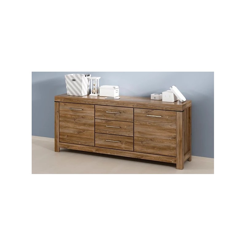 Komoda Gent 2D3S Black Red White