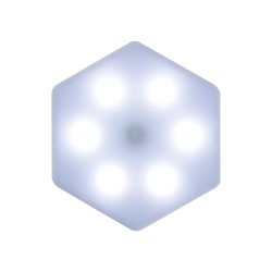 Zestaw 6 lampek ściennych Hexagonal       8,5x7,5cm