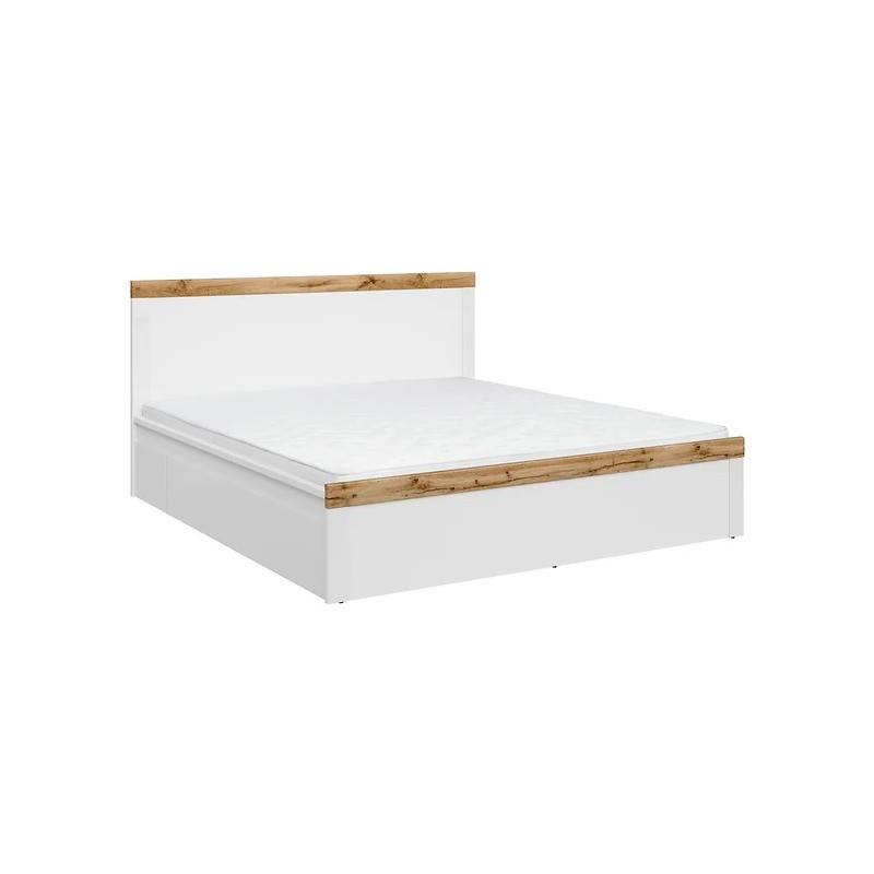 Łóżko Holten 180 Black Red White