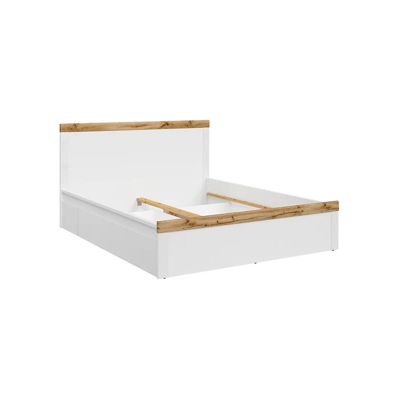 Łóżko Holten 160 Black Red White