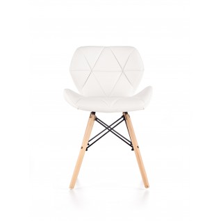 K281 krzesło biały / buk (1p 2szt)