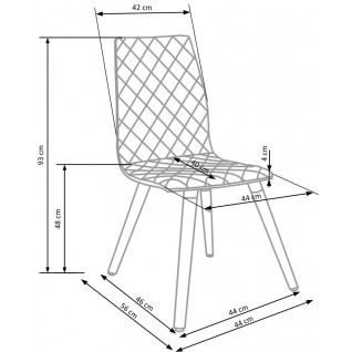 K282 krzesło beżowe (1p 2szt)