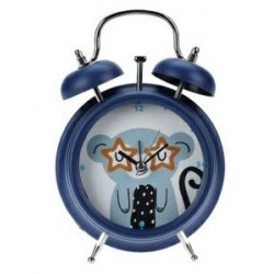 Zegarek budzik Lemur granatowy