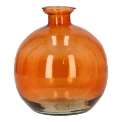 Wazon szklany pomarańczowy 15x17cmm