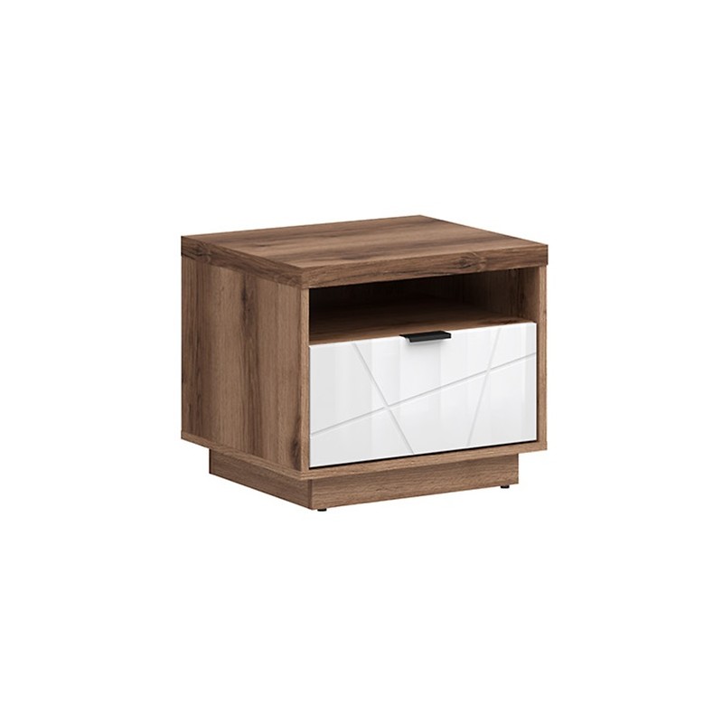 Szafka nocna Forn Meble Black Red White dąb delano