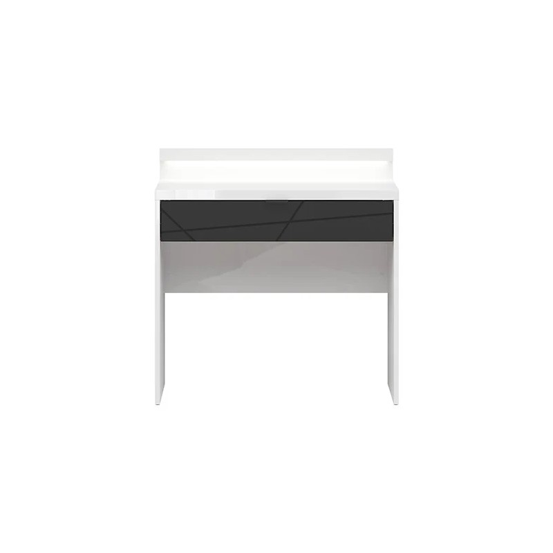 Toaletka z oświetleniem Forn Meble Black Red White dąb delano