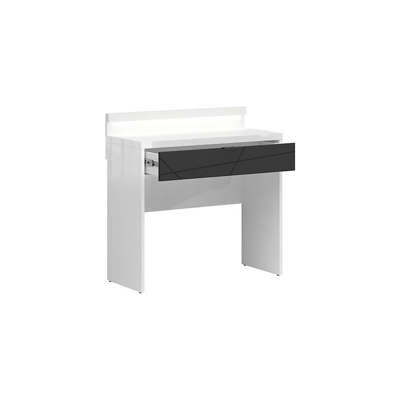 Toaletka z oświetleniem Forn Meble Black Red White dąb delano