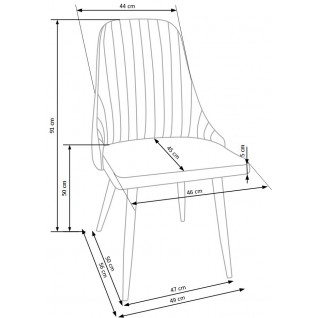 K285 krzesło beżowy (1p 4szt)