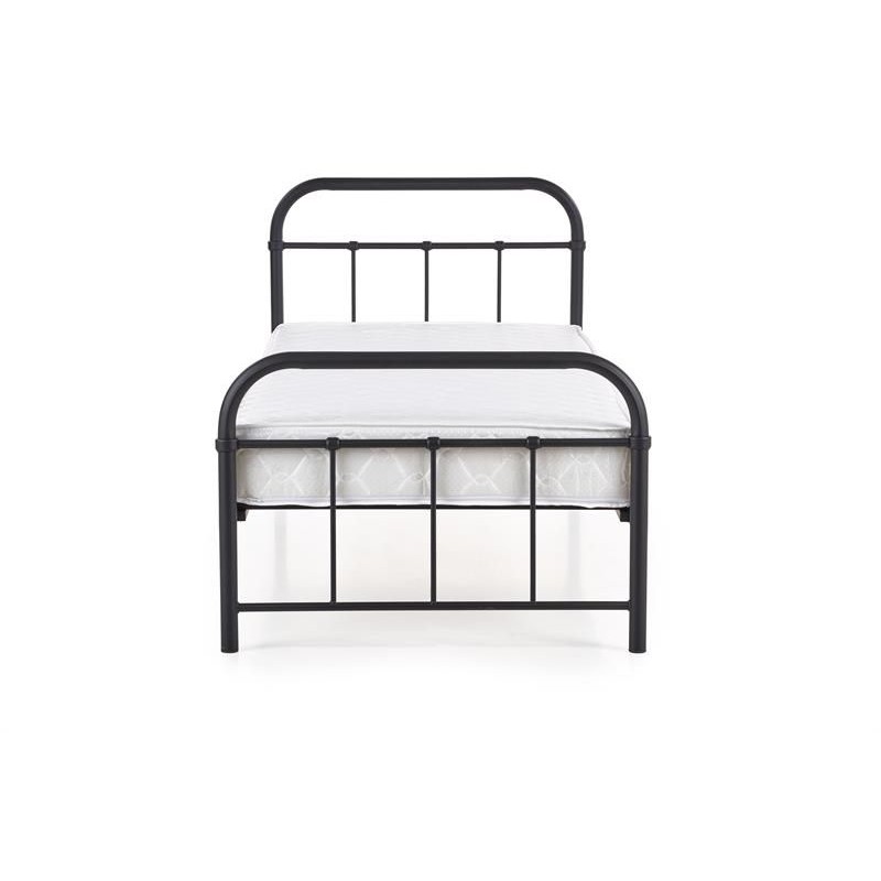 Łóżko metalowe LATINA 90x200 czarne