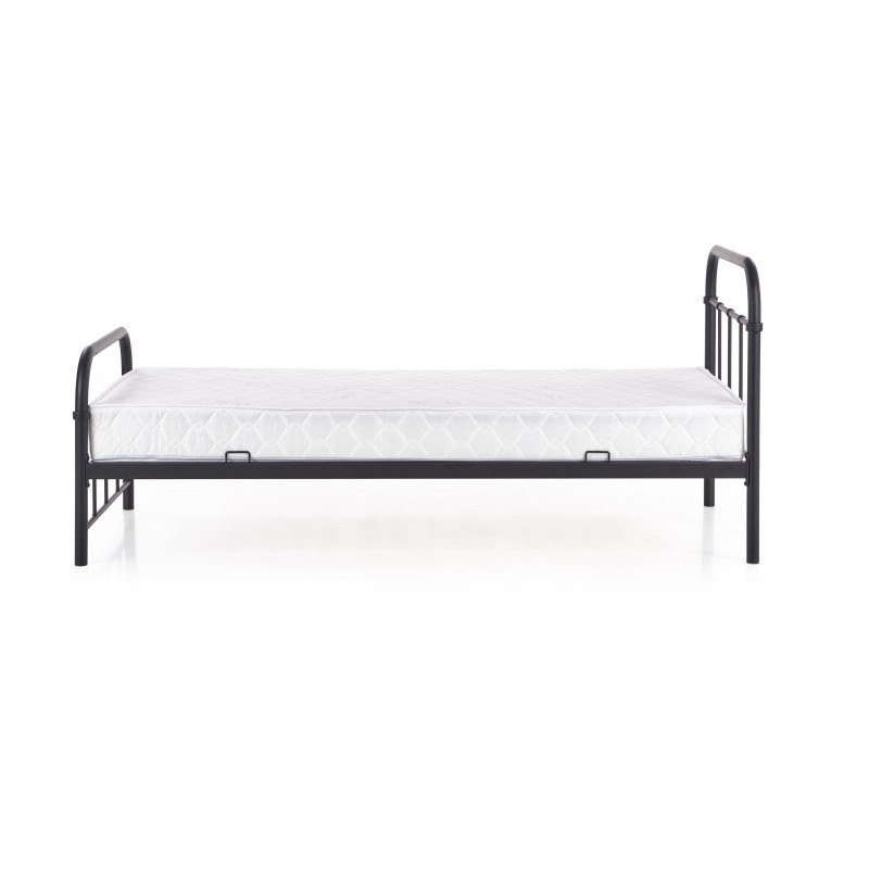 Łóżko metalowe LATINA 90x200 czarne