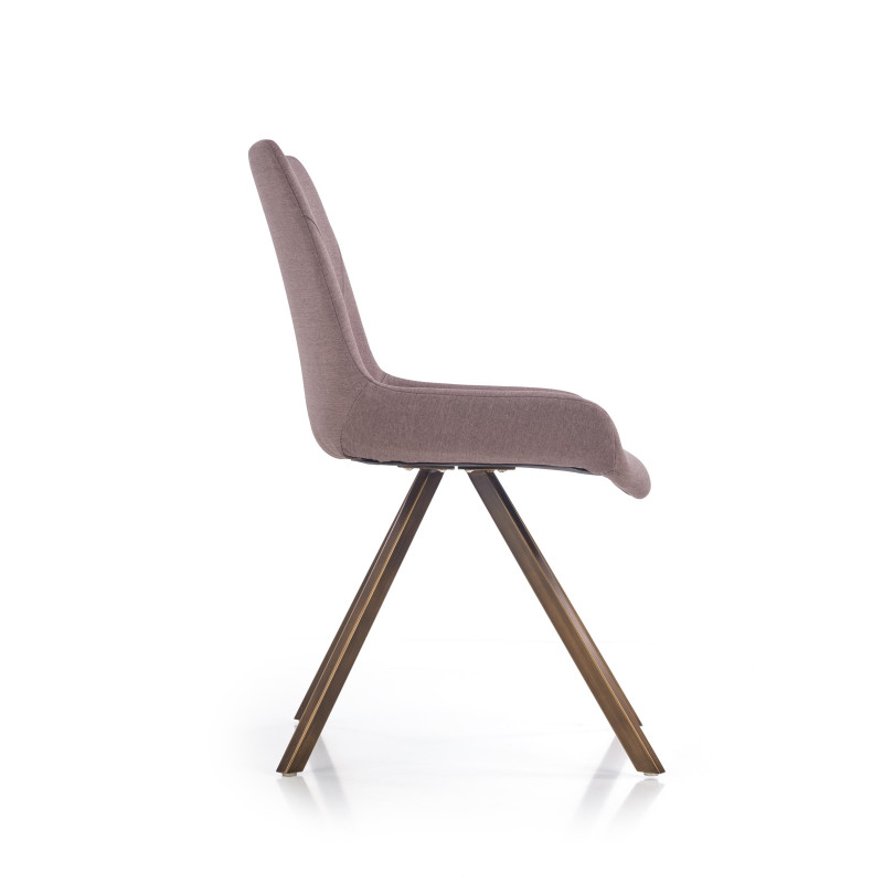 K290 krzesło popielaty / złoty antyczny (2p 2szt)