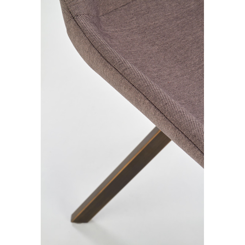 K290 krzesło popielaty / złoty antyczny (2p 2szt)