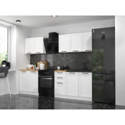 ZESTAW MEBLI KUCHENNYCH SET 200 BIEL DĄB ARTISAN RAMIAK ZESTAW MEBLI KUCHENNYCH SET 200 BIEL DĄB ARTISAN RAMIAK