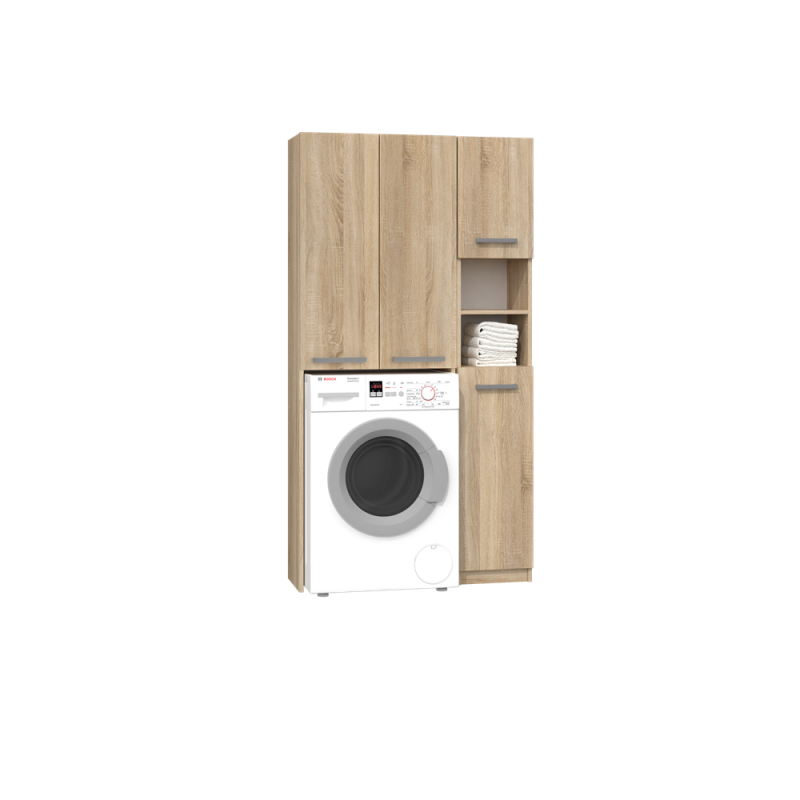 ZESTAW ŁAZIENKOWY MARPOL DD SZAFKA DĄB SONOMA