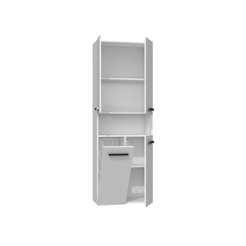 SZAFKA ŁAZIENKOWA NEL DK 1K 60CM - BIEL MAT