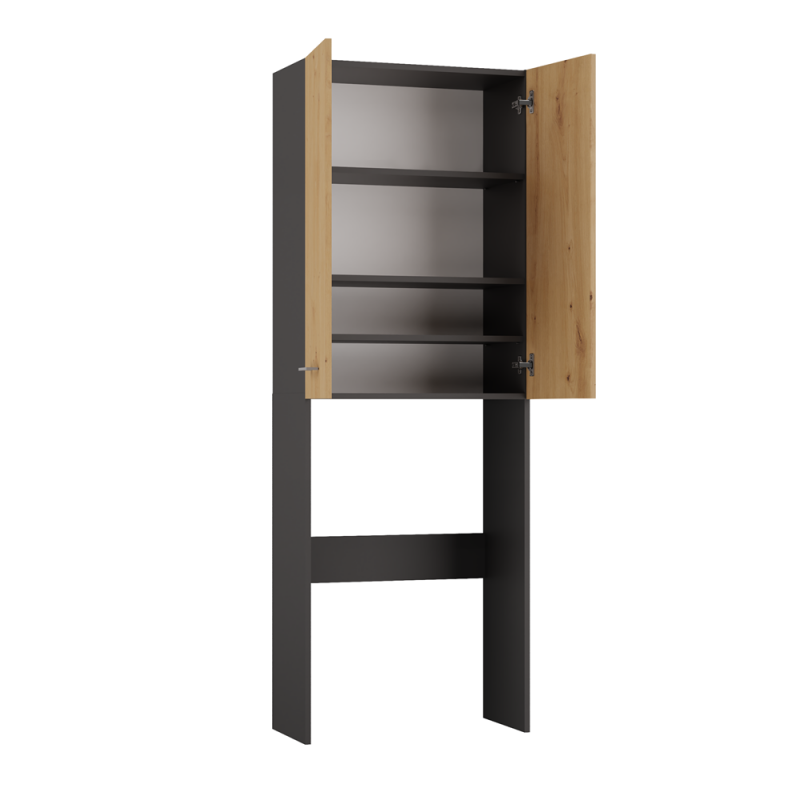 SZAFKA NA PRALKE POLA DD ANTRACYT/ARTISAN