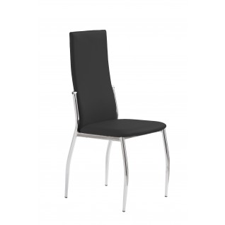 K3 krzesło chrom/czarny (2p 4szt)