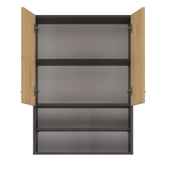 SZAFKA NAD PRALKE POLA MINI DK ANTRACYT - DĄB ARTISAN SZAFKA NAD PRALKE POLA MINI DK ANTRACYT - DĄB ARTISAN