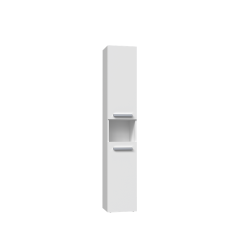 SZAFKA ŁAZIENKOWA REGAŁ SŁUPEK NEL I BIAŁY MAT SZAFKA ŁAZIENKOWA REGAŁ SŁUPEK NEL I BIAŁY MAT