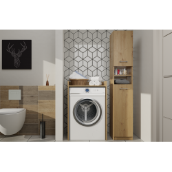 SZAFKA ŁAZIENKOWA NA PRALKE POLA NP -  DĄB ARTISAN