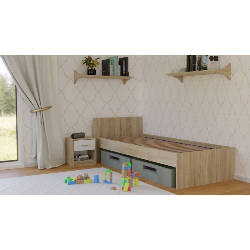 STELAŻ DO ŁÓŻKA BED 90x200 90CM ELASTYCZNY GIĘTY