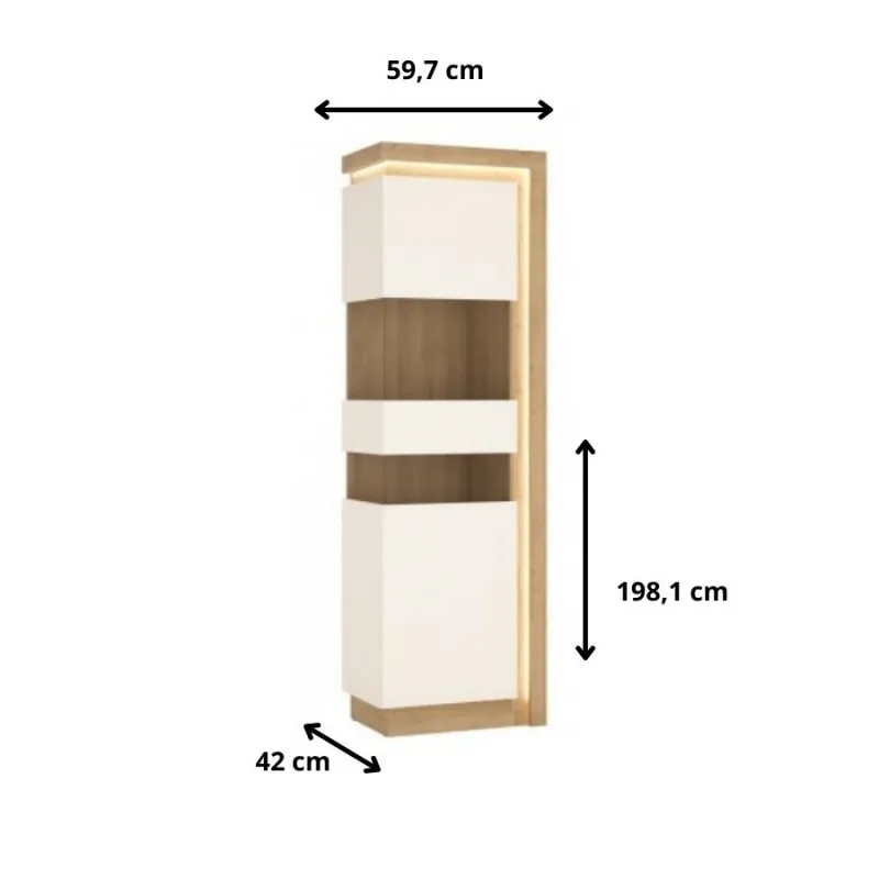 Witryna Lyon jasny LYOV03L 1D