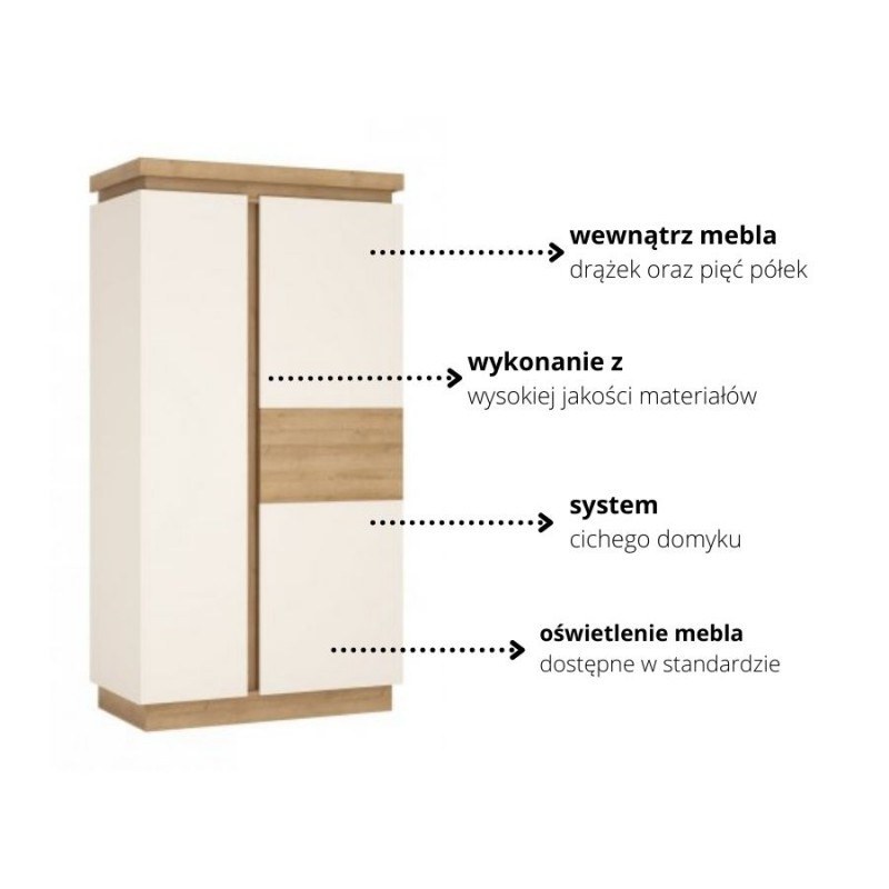 Szafa Lyon jasny LYOS01 2D