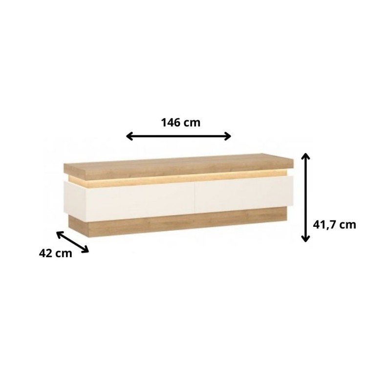 Szafka RTV Lyon jasny LYOF01 2S