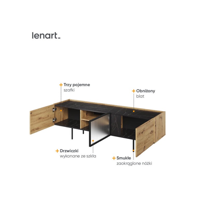 Szafka RTV Marmo MR3DAS Lenart