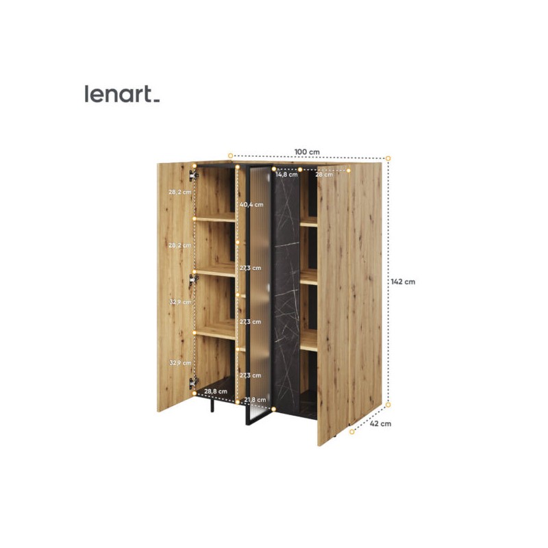 Szafka RTV Marmo MR5DAS Lenart