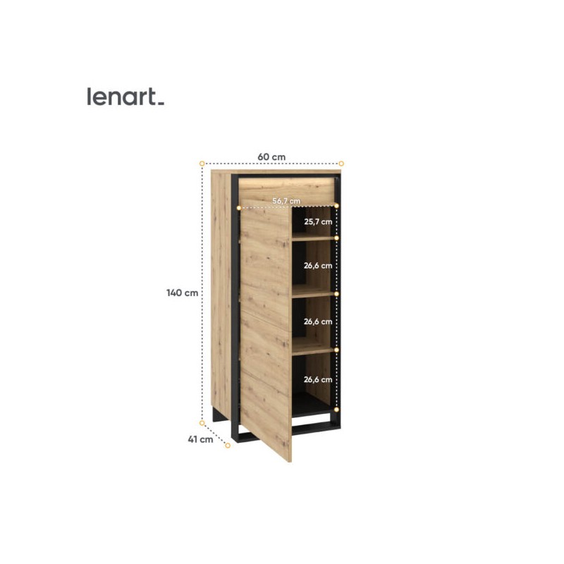 Szafka z oświetleniem Quant QA-07 Lenart Kolekcja Quant