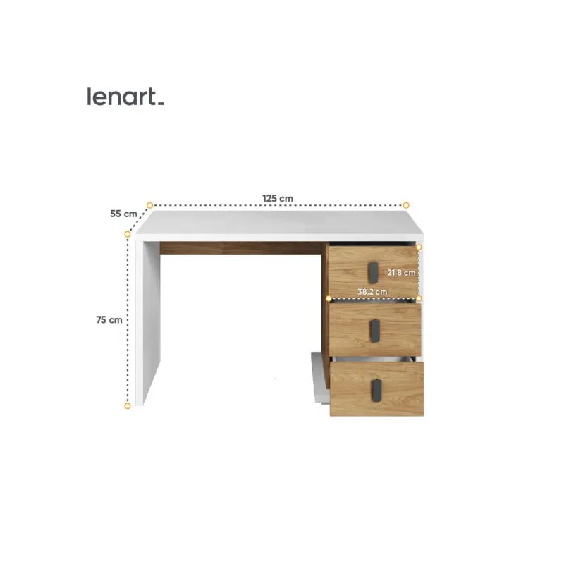 Biurko Simi MS-06 Lenart Meble