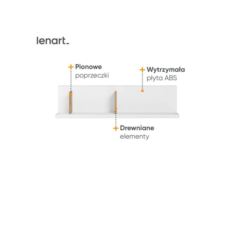 Półka wisząca Simi MS-07 Lenart Meble