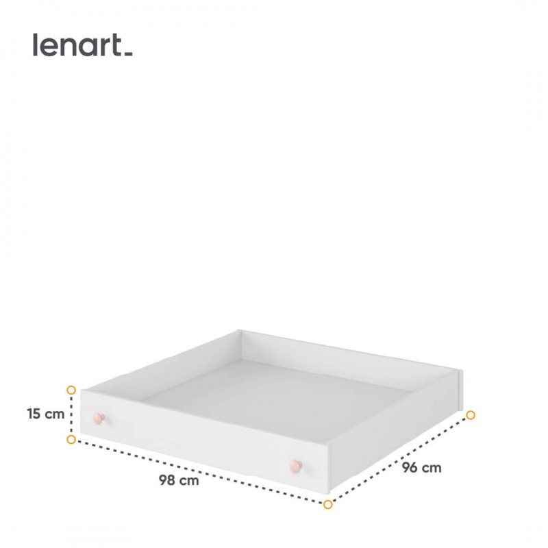 Szuflada na pościel Luna LN-09 Lenart Kolekcja Luna