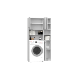 ZESTAW ŁAZIENKOWY MARPOL REGAŁ SZAFKA SŁUPEK BIAŁY