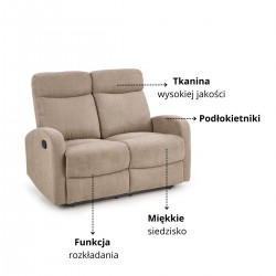 Sofa rozkładana OSLO 2S zestaw wypoczynkowy