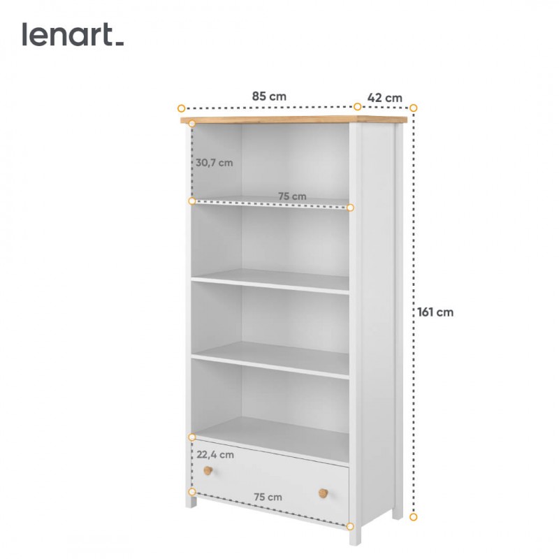 Regał z szufladą Story SO-02 Lenart Kolekcja Story