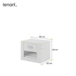 Szafa nocna Arti AR-07 Lenart Kolekcja Arti Szafa nocna Arti AR-07 Lenart Kolekcja Arti