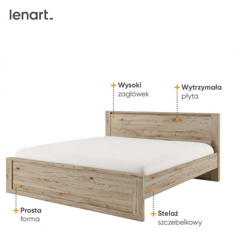 Łóżko Idea ID-08 Lenart Kolekcja Idea